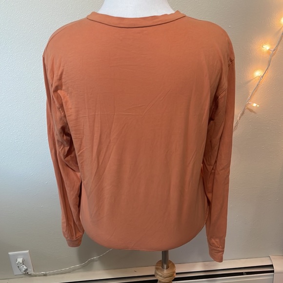 Beautiful Life Beautiful Soul Tied Long Sleeve Shirt w/ Floral Design.Large. - Picture 4 of 7